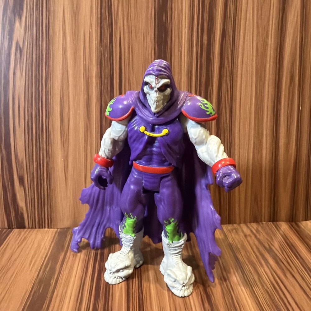 Monster Jam Creatures Grim Grave Digger 5" Action Figure Purple Rare